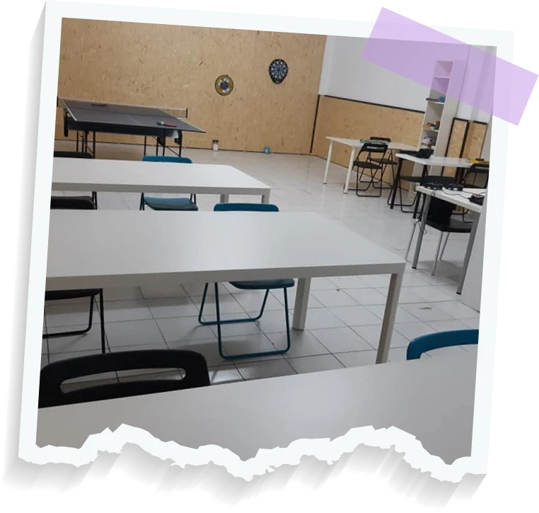Salão de Jogos e Sala Convívio